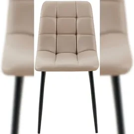 CLP Esszimmerstuhl Antibes Kunstleder taupe