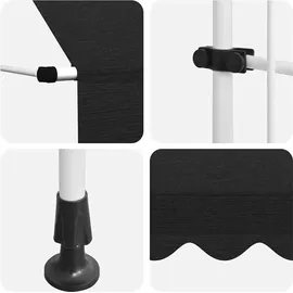 vidaXL Einziehbare Markise 350 cm anthrazit