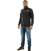 The North Face Herren 100 Glacier 1/4 Zip Pullover (Größe S, schwarz)