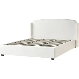 Beliani Bernay 180 x 200 cm Cremeweiß