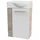 Fackelmann Waschbeckenunterschrank 44 x 60 x 24,3 cm Weiß Hochglanz