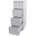 Proregal Aktenschrank 134x46x62 cm Weiß