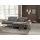 W.Schillig Eckcouch Leder 3-Sitzer Grau