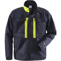 Schweißer Bundjacke Kl. 2 "4077 WEL" marine/gelb - L - Blau