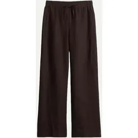 Opus Mileni Resort Wide Leg Hosen Dunkelbraun 40