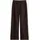 Opus Mileni Resort Wide Leg Hosen Dunkelbraun 40
