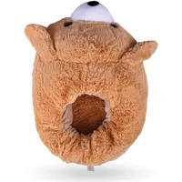 Füßwärmer flauschig (Hund) Fußsack Wärmeschuh Zehenwärmer in Einheitsgröße - Kuscheliger Wärmer für kalte Füße