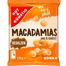 Gut&Günstig Macadamias geröstet & gesalzen 125,0 g