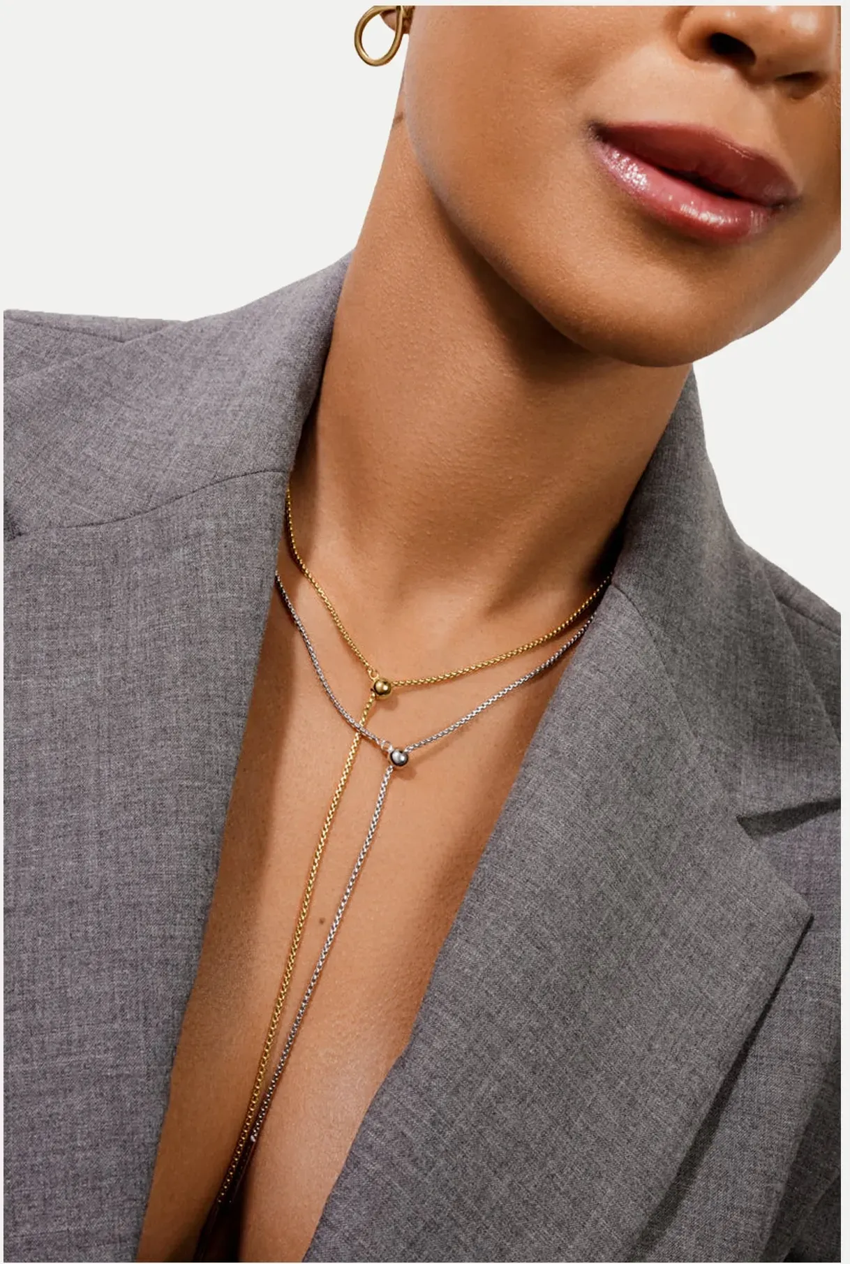 Kette Nalma Silber Gold