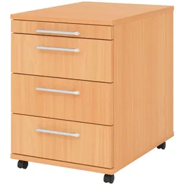 bümö basic Rollcontainer 43 x 42,8 x 59 cm Braun