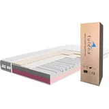 TULENA NOX Matratze 120x200 Komfortschaum Medium H2 + H3 Comfort Plus 20 cm Probeschlafen inkl. Wendematratze Antibakterieller Bezug mit Reißverschluss