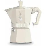 Bialetti Moka Exclusive 3 Tassen Beige