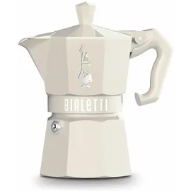 Bialetti Moka Exclusive 3 Tassen Beige