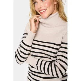 St Tropez Rollkragenpullover Beige S