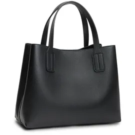 Tommy Hilfiger Icon Mini Satchel Umhängetaschen Leder Black