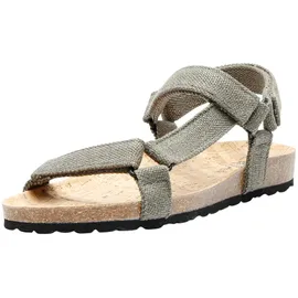 Grand Step Shoes Sandale Levi Hemp khaki Damen