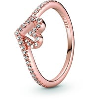 PANDORA Ring "Glitzerndes Herz" rosé-vergoldet 189302C01