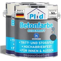 Plid Premium Betonfarbe Bodenbeschichtung Bodenfarbe Sockelfarbe Anthrazitgrau