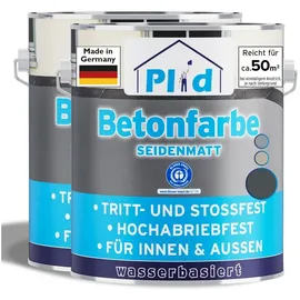 Plid Premium Betonfarbe Bodenbeschichtung Bodenfarbe Sockelfarbe Anthrazitgrau