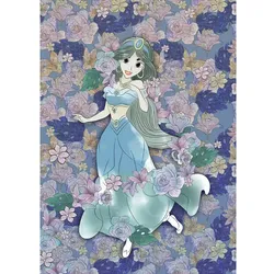 KOMAR Vliestapete »Jasmin Colored Flowers«, bunt, glatt