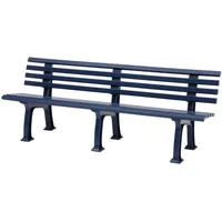 Proregal Gartenbank Blau Kunststoff 200x74x54 cm, Gartenmöbel, Gartenbänke