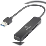 Renkforce RF-PCR-220 Externer Speicherkartenleser USB-A (USB 3.2 Gen 1) Schwarz