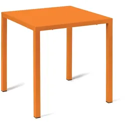Kleiner Beistelltisch Quatris 60x60x75 cm orange