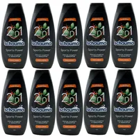 Schauma Shampoo SPORTS POWER 10 x 400ml mit Eukalyptus für Körper & Haar