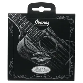 IBANEZ Saitensatz Ukulele Black Nylon by Aquila 4-Saiter - Sopran, Konzert 24-26 (NBUKS4)