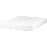 Beliani Wasserbettbezug PURE 140 x 200 cm Weiß