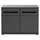 cozze Grillwagen 68 x 90 x 60 cm Stahl schwarz