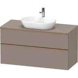 Duravit Waschtischunterschrank wandhängend „D-Neo“ 120 × 66,4 × 55 cm in Basalt Matt