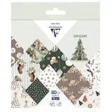 Clairefontaine Origamipapier Weihnachten Cozy 15 x 15 cm 60 Bogen