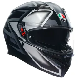 AGV K3 Integralhelm compound matt schwarz / grau M
