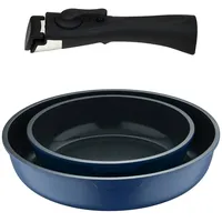 BERGNER Click&Cook Pfannen-Set 2-tlg. 22 cm + 26 cm