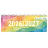 Häfft Tischkalender Rainbow 2026/2027