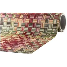 Peyer Syntex Mira Jacquard Flechtgewebe bunt 138 x 220 cm