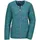 GOLDNER Strickjacke Strukturjacke mit Rollband Blau 22