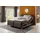 Home Affaire Boxspringbett HOME AFFAIRE "Messina2", braun (mocca), B:166cm L:240cm, Holzwerkstoff, Kunstleder, Massivholz, Komplettbetten, Boxspringbett, Liegekomfort elektrisch Verstellbar