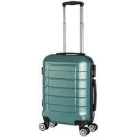 Cahoon - Hartschalen-Koffer Trolley Handgepäck Reisekoffer Kofferset 4 Rollen M-L-XL-Set 201 (Ocean-Green, Handgepäck)