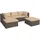 MCW Garnitur 3-teilig Polster Beige/Grau