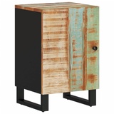 vidaXL Badschrank 38x33x58 cm Altholz Massiv