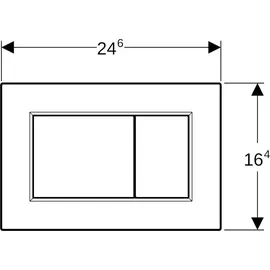Geberit Sigma01 Betätigungsplatte 115.660.11.1