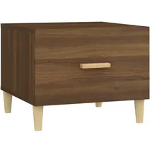 vidaXL Couchtisch Braun Eiche 50 x 50 x 40 cm