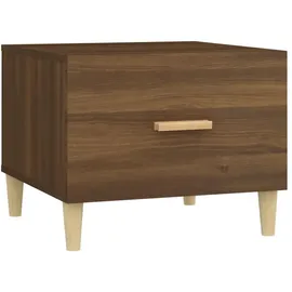 vidaXL Couchtisch Braun Eiche 50 x 50 x 40 cm