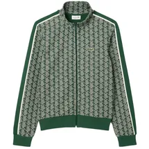 Lacoste Paris Jacquard-Trainingsjacke mit Reißverschluss, Grün M - Grün - M