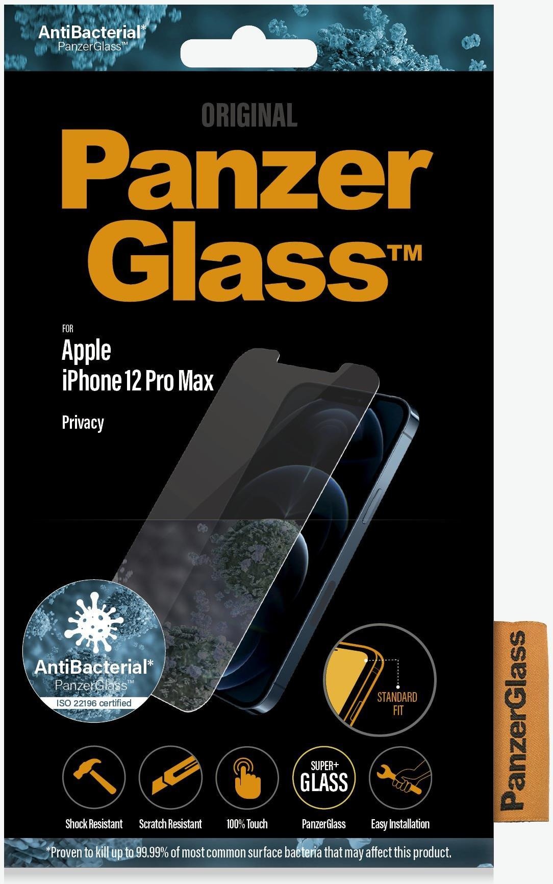 PanzerGlass Original - Blickschutzfilter für Handy - 6.7" - für Apple iPhone 12 Pro Max (P2709)