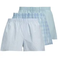 JACK & JONES JACMilano Boxershorts hellblau / weiß L 3er Pack