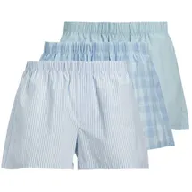 JACK & JONES JACMilano Boxershorts hellblau / weiß L 3er Pack