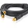 Oehlbach Subwoofer Y-Cinch-Kabel 2x Cinch-Stecker - 1x Cinch-Stecker 8,0m (23708)